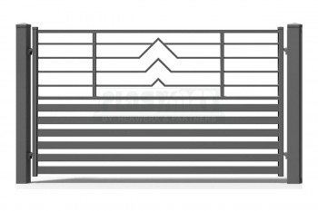 Moderne sierhekwerk hekpaneel model Aquamarine model 2F